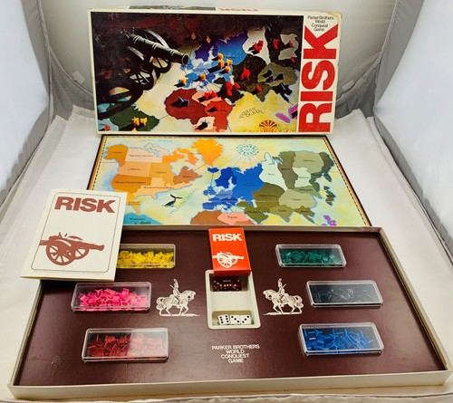 1975 risk board game - risk,